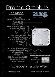 Promotion Octobre de chez Be Spa